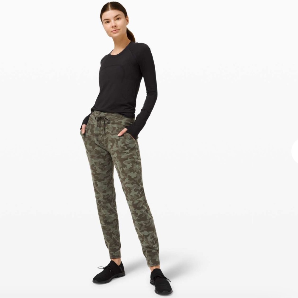 Lululemon Ready to Rulu Camo Jogger 29" High Rise Stretch Twill Pockets Pants 0